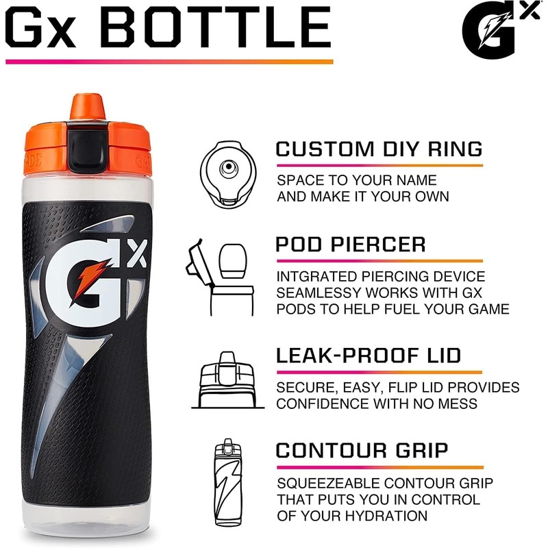 Gatorade Gx Bottle, Momentum Neon Pink