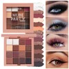HUDA STORY TE1904B Rainbow Palette, 16 Colors Eyeshadow Palette, Professional