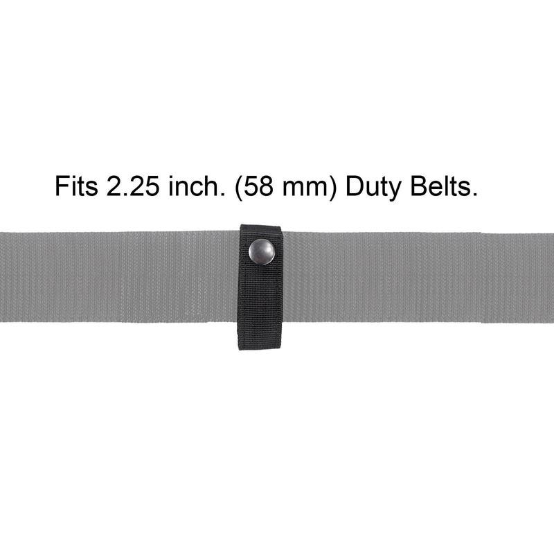 2Pcs Handcuff Strap Holder Holster Dual Safety Snap Closure Fit