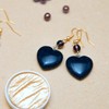 Kioiner 20 Pcs Heart Shape Stones, 2 cm Love Heart