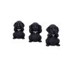 Nemesis Now Three Wise Labradors, Black, 8.5cm,B5881V2