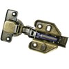 2pack Embedded Frameless Cabinet Hinges. 90 Degree Retro Frameless Cabinet