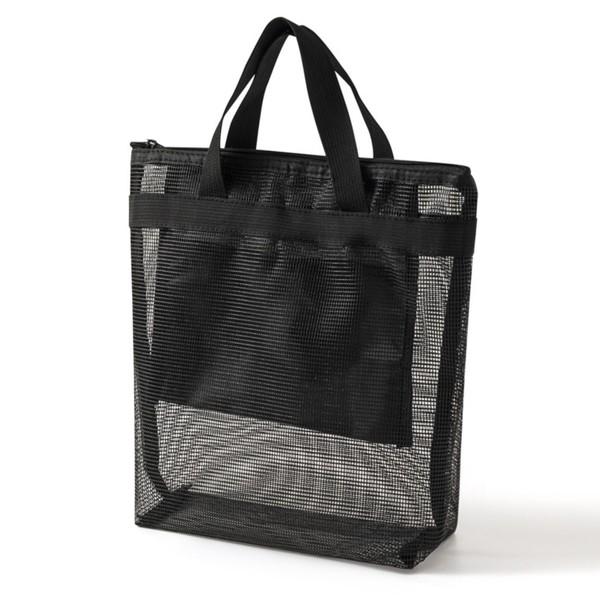 Town Wave Spa Bag, Gym Bag, Black, Mesh Material, Quick