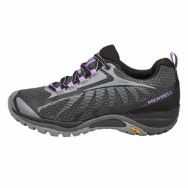 Merrell Women's Siren Edge 3 Wp Hiking Shoe, Black/Violet, 7.5 M US