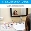 3pcs-Rolling Tube Toothpaste Squeezer Toothpaste Seat Holder Stand for Bathroom