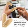 3 Pairs Leather Finger Protector Needle Felting Knitting Finger Thimble
