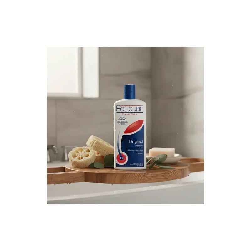 2 Pzs Folicure Shampoo Original 700ml