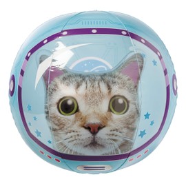 Space Cat Inflatable Beach Ball