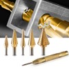 STAHLWERK HSS Step Drill/Taper Drill Bit Set 6 Pieces with