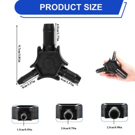 Multi Calibrator Deburring for Multilayer Pipes - Calibrator for Plastic and Aluminium Composite Pipes - Precision Tool for Pipe Diameter 16-20-25 mm (16-20-25)
