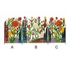 Garden Fence Border Iron Flower Decorative Garden Fencing Panel for