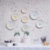 9-Piece Dinner Plate Hooks, 9 Plastic Wall Nails, Dinner Plate