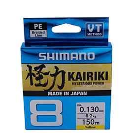 SHIMANO Kairiki 8 150 m yellow 0.100 mm / 6.5 kg