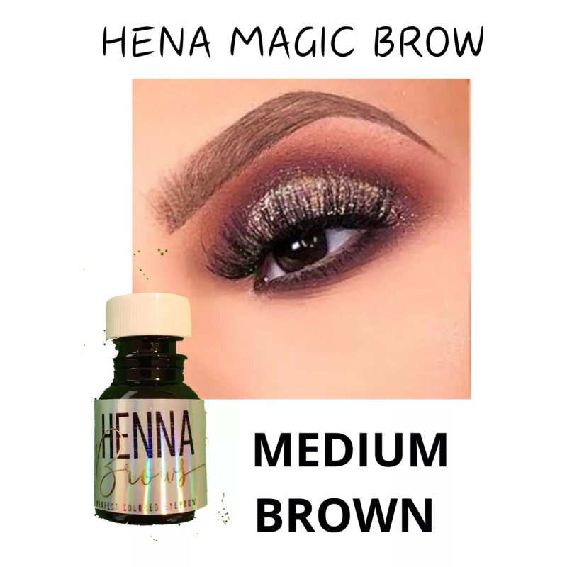 HENNA MAGIC BROW Kit Hena Ceja Hd Semipermanente Rinde +