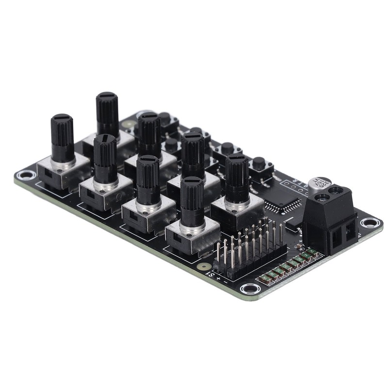Rotating Knob 8 Channel Servo Controller Control Board with High