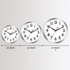 AKCISOT Wall Clock 14 Inch Large Silent Wall Clocks Battery
