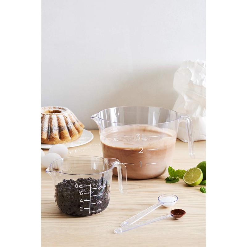 Gastromax Food Storage Container, Polypropylene, Transparent/Pink, 3 L