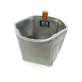 Cohana - Grey Pre-Formed Canvas Bag - 1 Piece