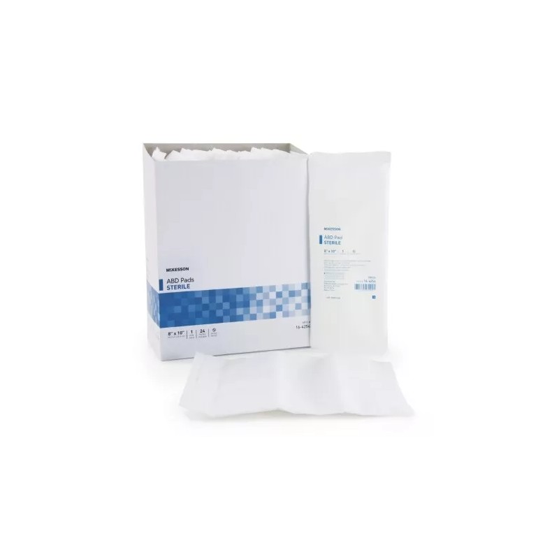 McKesson Abdominal Pad, NonWoven/Cellu