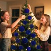 Velvet Hanging Ball Ornaments Set for Christmas Tree