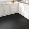 FunStick Black Peel and Stick Floor Tile Waterproof 12x12 in