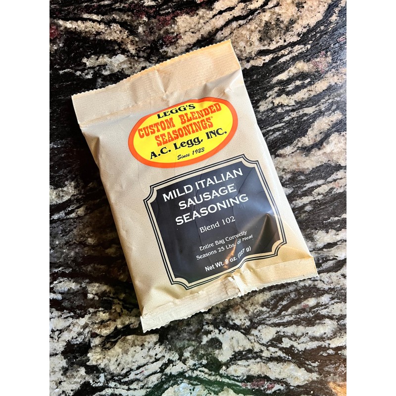 A.C. Legg - Mild Italian Sausage Seasoning - 8 Ounce
