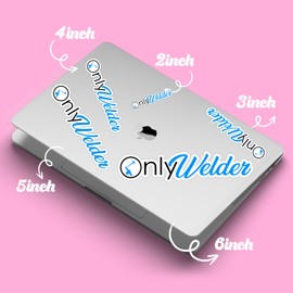 3PCS Only Welders Hard Hat Sticker Decal Tradesman Dad Gift Sticker for Kids Teens, Waterproof Vinyl Stickers, Aesthetic Laptop Stickers, Stickers for Water Bottles 2in