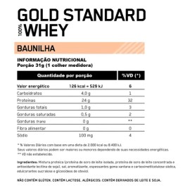 Suplemento Optimum Nutrition Proteína Gold Standard 100% Whey en Polvo Sabor vanilla Ice Cream de 907g