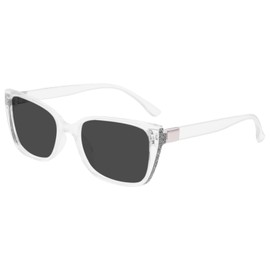 OCCI CHIARI Reading Sunglasses for women 3.5 Reader Sunglasses 1.0 1.25 1.5 1.75 2.0 2.25 2.5 2.75 3.0 3.5 (Transparent, 3.50)