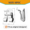 10-Pack Belt Clip with Screws, Replacement for Ryobi 633586002 and