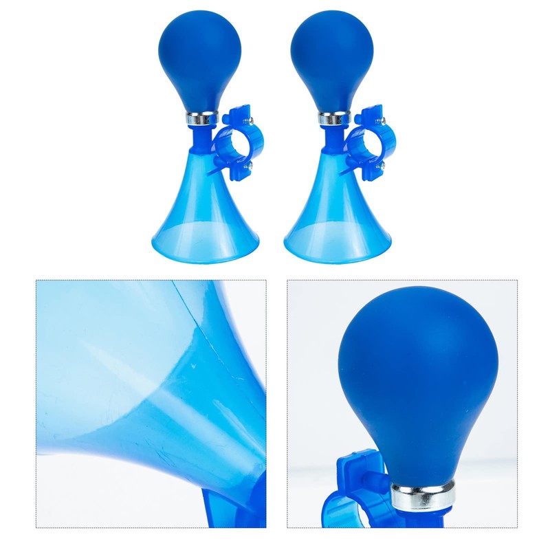 GRIRIW 2Pcs Bike Air Horn Squeeze Horn for Bicycle Handlebar