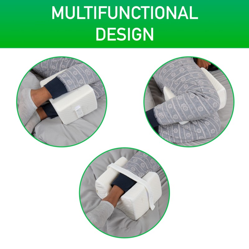 Mind Reader Knee Pillow, Lumbar Support, Leg Pillow, Sciatica, Side