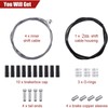 Boao 4 Pack Bike Gear Cable for Bicycles Universal Mountain