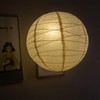 Meituseo Beige Hanging Paper Lamp Shade,19.69 Inch Round Rice Paper