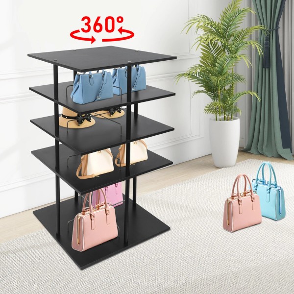 Unbranded 4-Tier Shoe Storage Rack Rotating Shoes Shelf Organizer Shoe