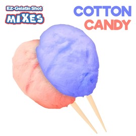 Cotton Candy Jello Shot Mix 6.78 oz - Premium Gluten-Free Jello Mix for Tasty Jello Shots - Easy to Make EZ Gelatin Powder Mix for Jello Shots - Adult New Year and Holiday Party Supplies