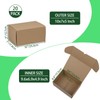 HESESOH 10x7x5 Inches Shipping Boxes Set of 20, Brown Corrugated