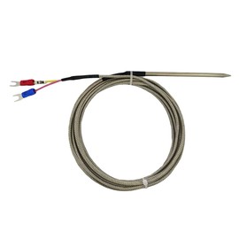 Sharp Pointed Waterproof Stainless Steel Temperature Sensors Probe K Type Thermocouple BBQ Meat Temperature Measurement