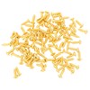 100PCS Guitar Pickguard Screws Metal Guard Plate Mounting Screw Electric