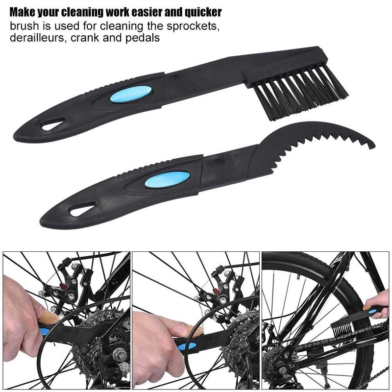Bicycle Brush, Bicycle Cleaning Brushes, Bicycle Wash Brushes, 2 Pieces