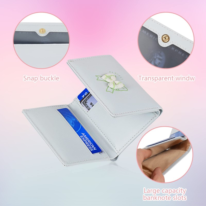 Fire Stone Cute Girls Wallet, Tir-folded Short Wallet with Cash