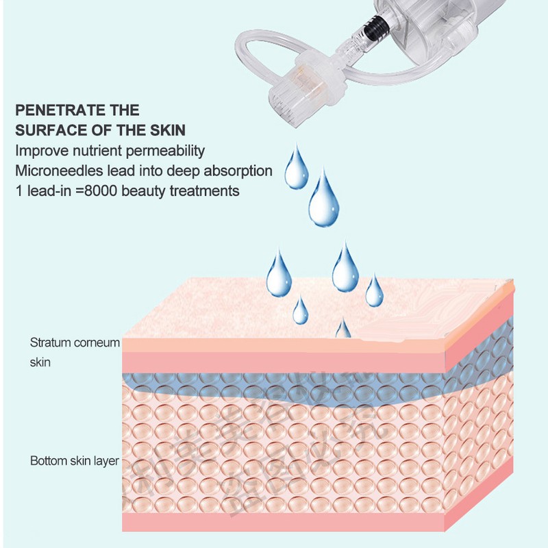 ABS 9Pin Disposable Negative Pressure Needle Consumables Injection Gun Filter