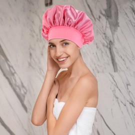 Sleeping Hair Towel - Hair Plopping Towel,Hair Turban Wrap, and Silk Hair Wrap for Plopping, Ultra-Absorbent Hair Towels for Bathroom Use, Sleeping