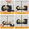 4 Pack Cabinet Locks with Combination Baby Proof Cabinet Door