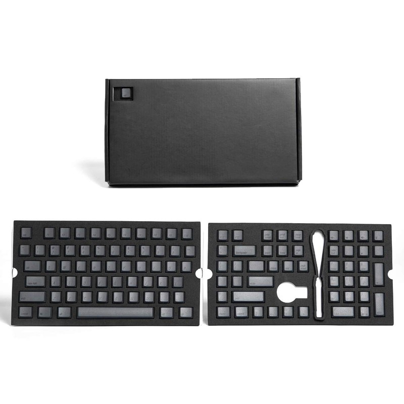 Qisan - Juego de teclas PBT de 108 teclas de