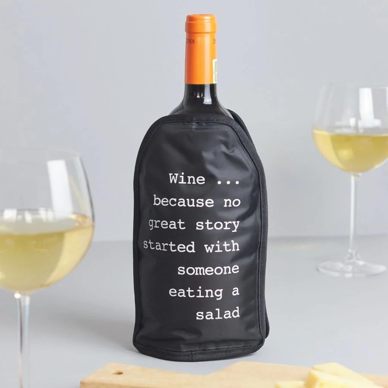 balvi Great Story Wine Cooler Colour: Swartz Nylon