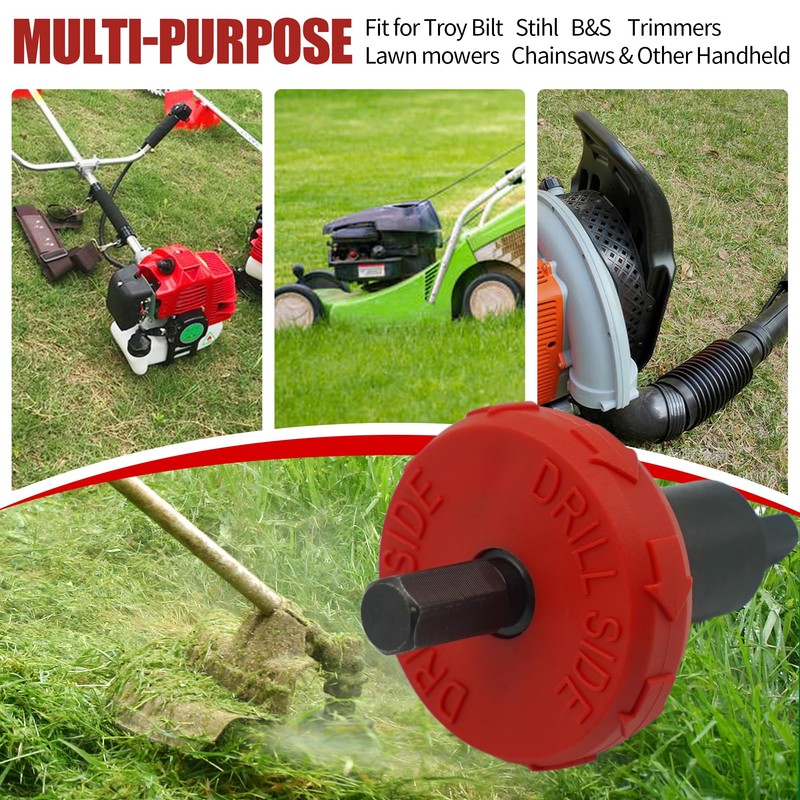 Jump Start Electric Engine Drill Bit Adapter for Troy Bilt
