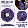 Landhoow 20 Pcs Strip Discs Rust Remover Wheel 4" x