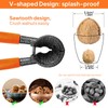 ChromLives Nutcracker, walnuts with non-slip handle, zinc alloy, die-cast zinc,