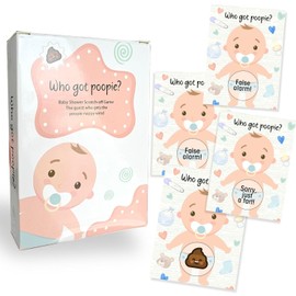 Forever Lily Baby Shower Games, Scratch Off Game, Silly Activity for Ice Breakers, Baby Shower Activity and Idea - 33 Guest Bundle